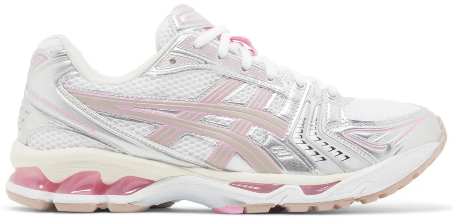 ASICS GEL-Kayano 14 Blanc Argenté Rose