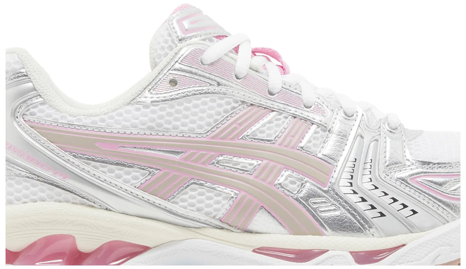 ASICS GEL-Kayano 14 Blanc Argenté Rose