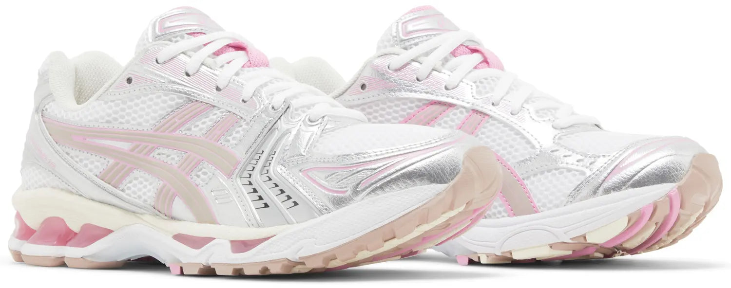 ASICS GEL-Kayano 14 Blanc Argenté Rose