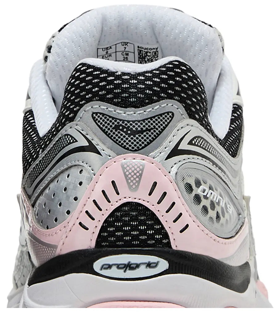 Saucony Omni Grid 9 Rose Argenté
