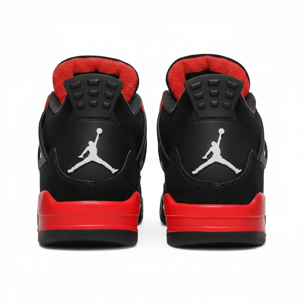 Air Jordan 4 Retro Noir / Rouge - Sneakaddixct