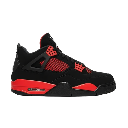 Air Jordan 4 Retro Noir / Rouge - Sneakaddixct