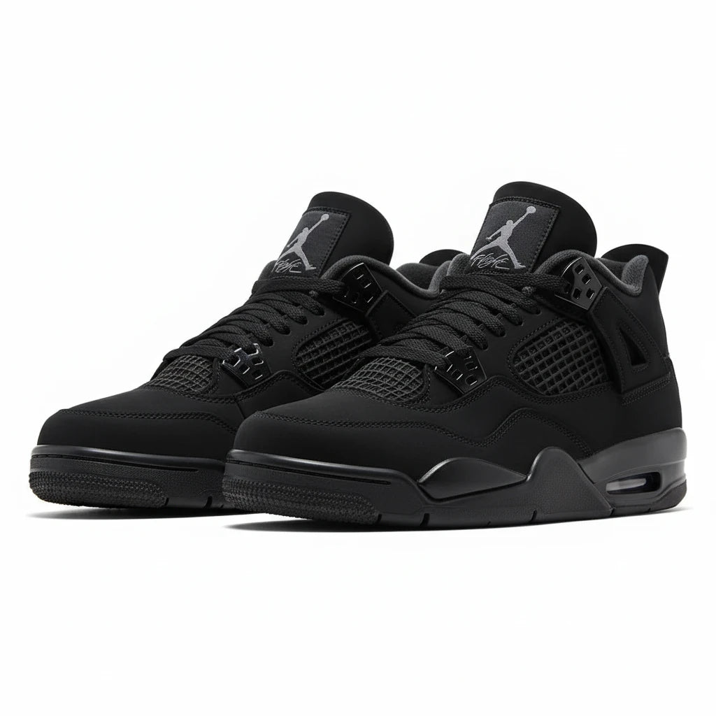 Air Jordan 4 Retro Noir - Sneakaddixct