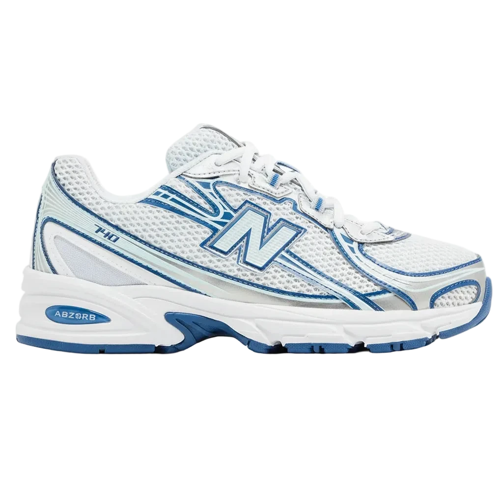 New Balance 740 Blanc Bleu - Sneakaddixct