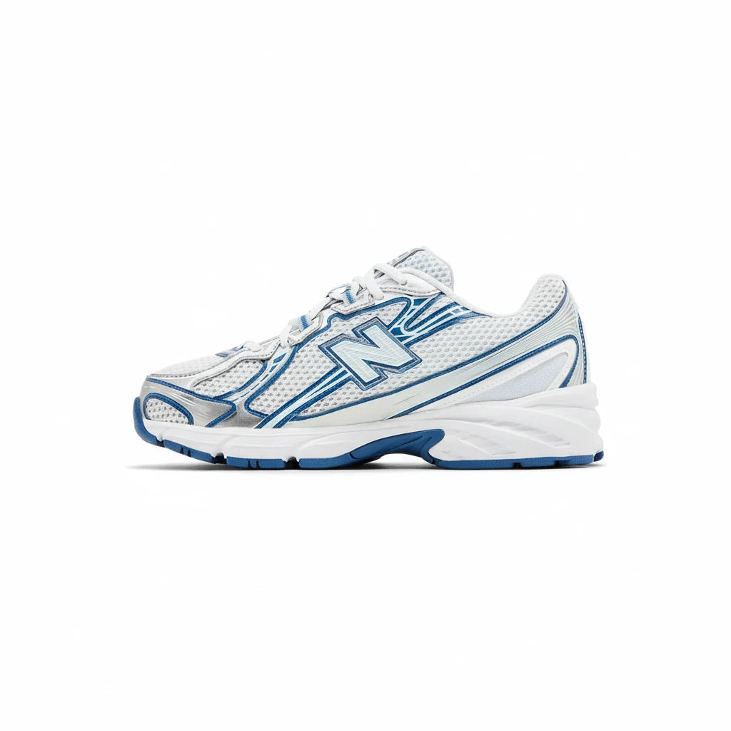New Balance 740 Blanc Bleu - Sneakaddixct