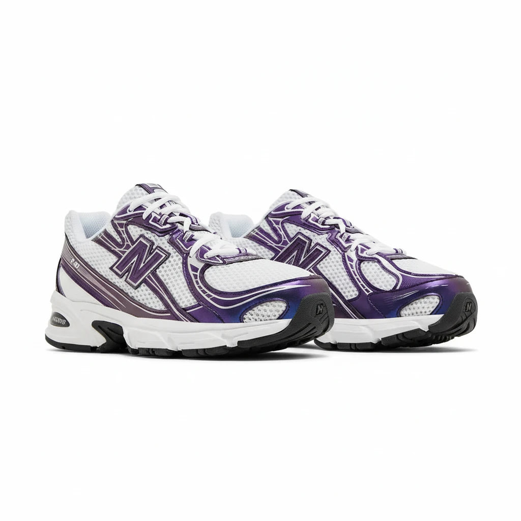 New Balance 740 Blanc Violet - Sneakaddixct