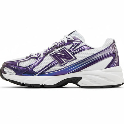New Balance 740 Blanc Violet - Sneakaddixct