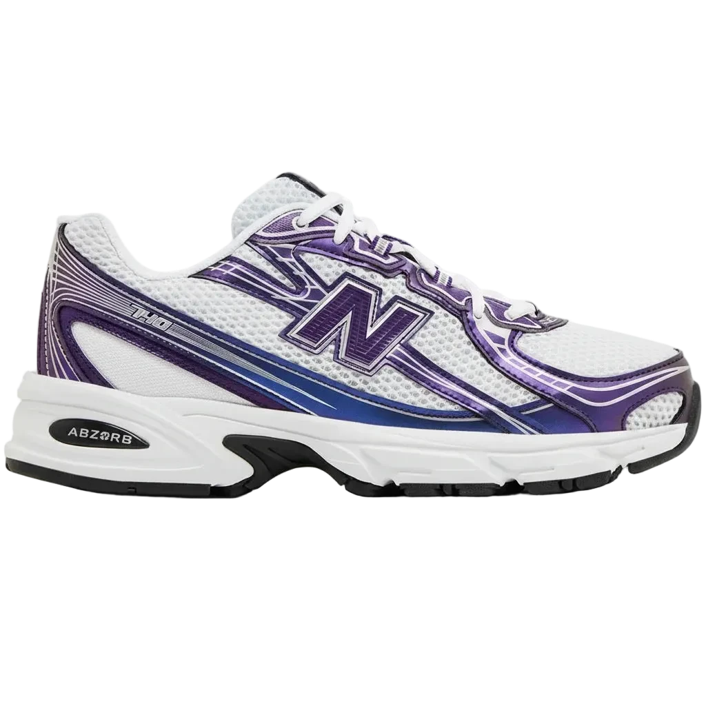 New Balance 740 Blanc Violet - Sneakaddixct