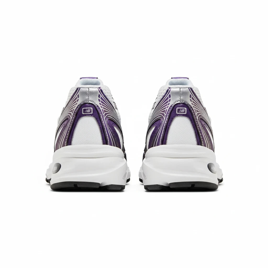 New Balance 740 Blanc Violet - Sneakaddixct