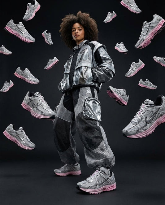 Nike Zoom Vomero 5 Gris métallique / Rose - Sneakaddixct