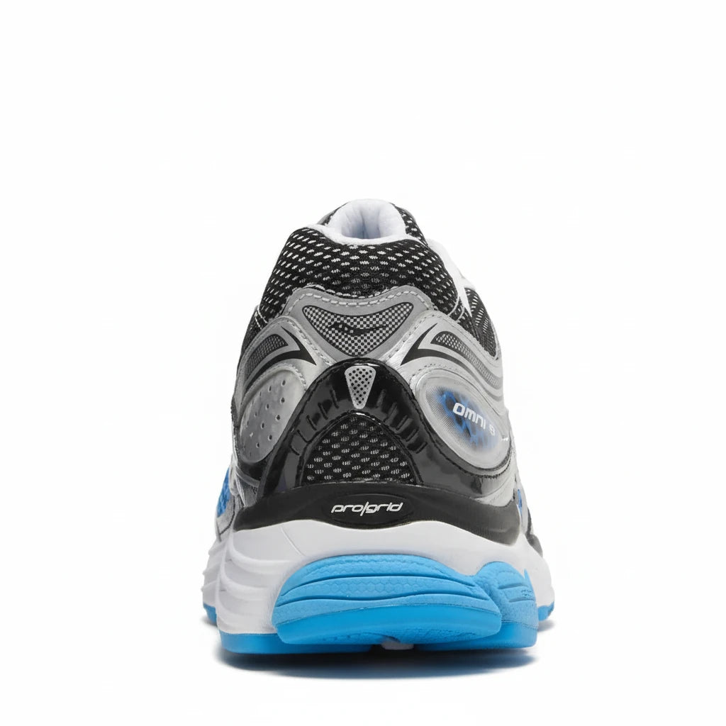 Saucony Omni Grid 9 Bleu - Sneakaddixct