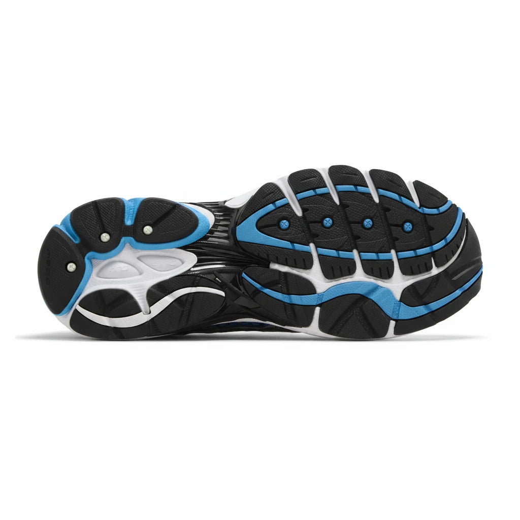 Saucony Omni Grid 9 Bleu - Sneakaddixct