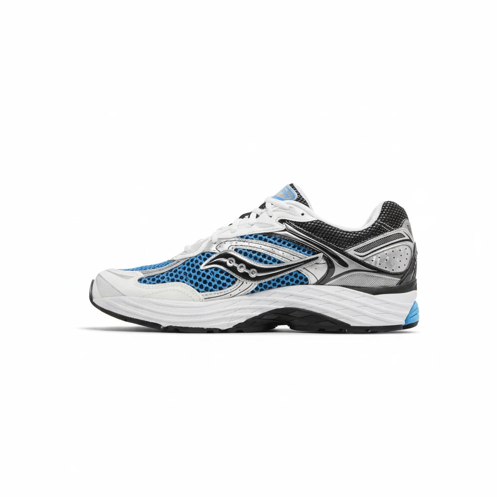 Saucony Omni Grid 9 Bleu - Sneakaddixct