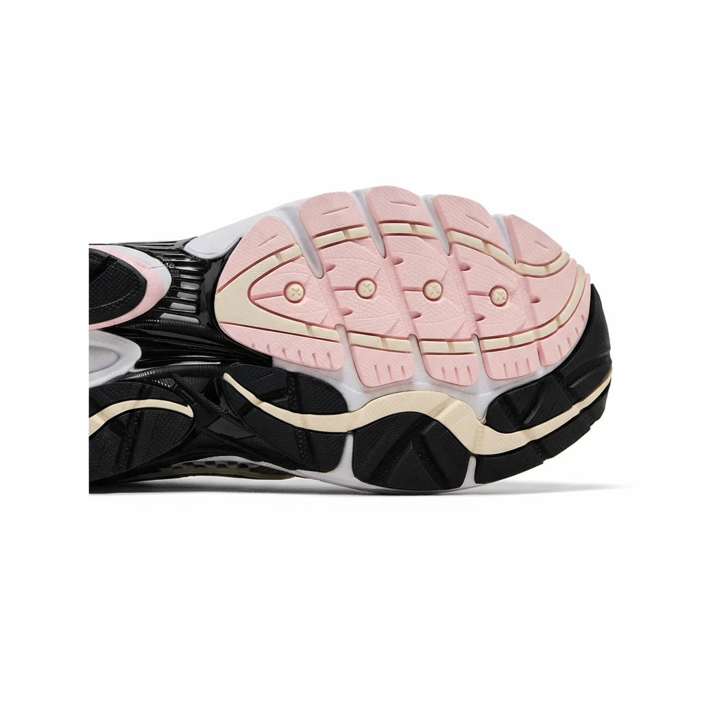 Saucony Omni Grid 9 Rose Argenté - Sneakaddixct