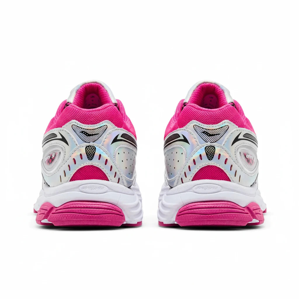 Saucony Omni Grid 9 Rose Blanc - Sneakaddixct