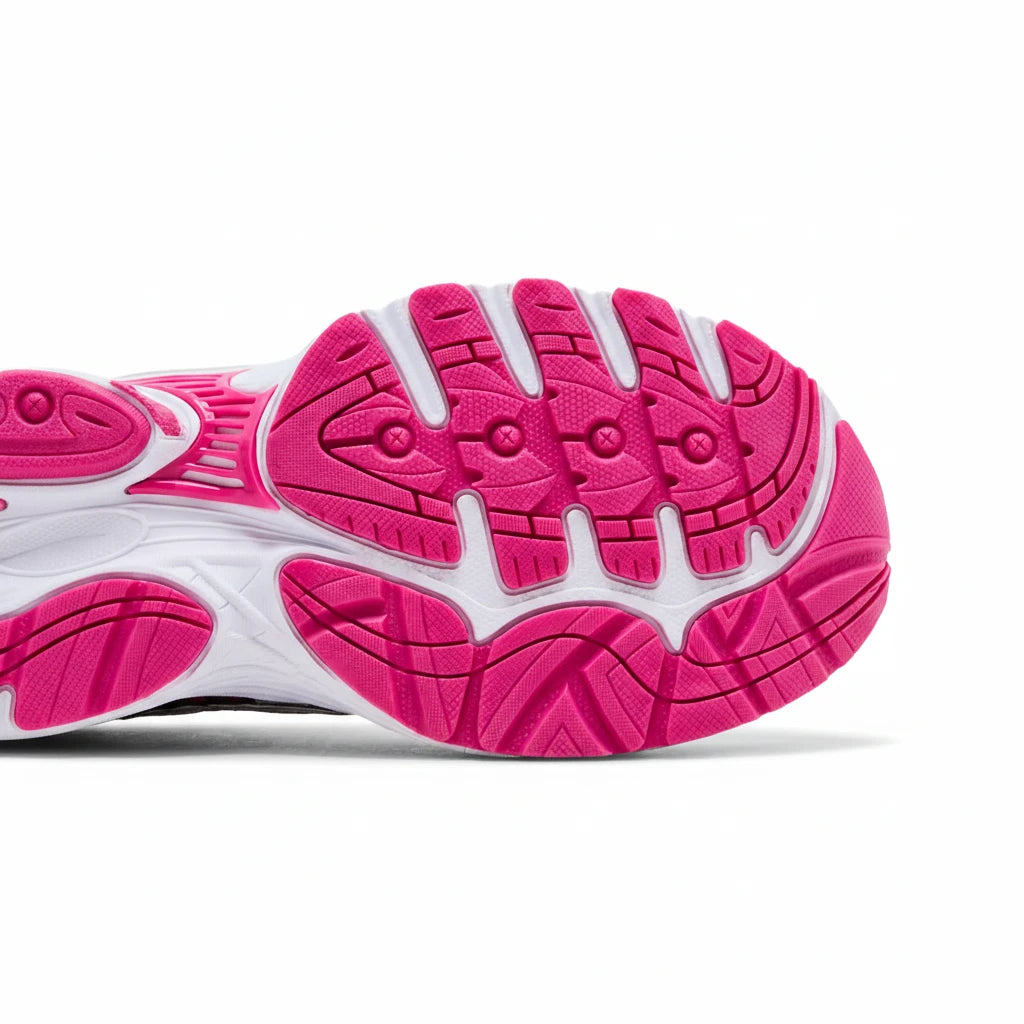 Saucony Omni Grid 9 Rose Blanc - Sneakaddixct