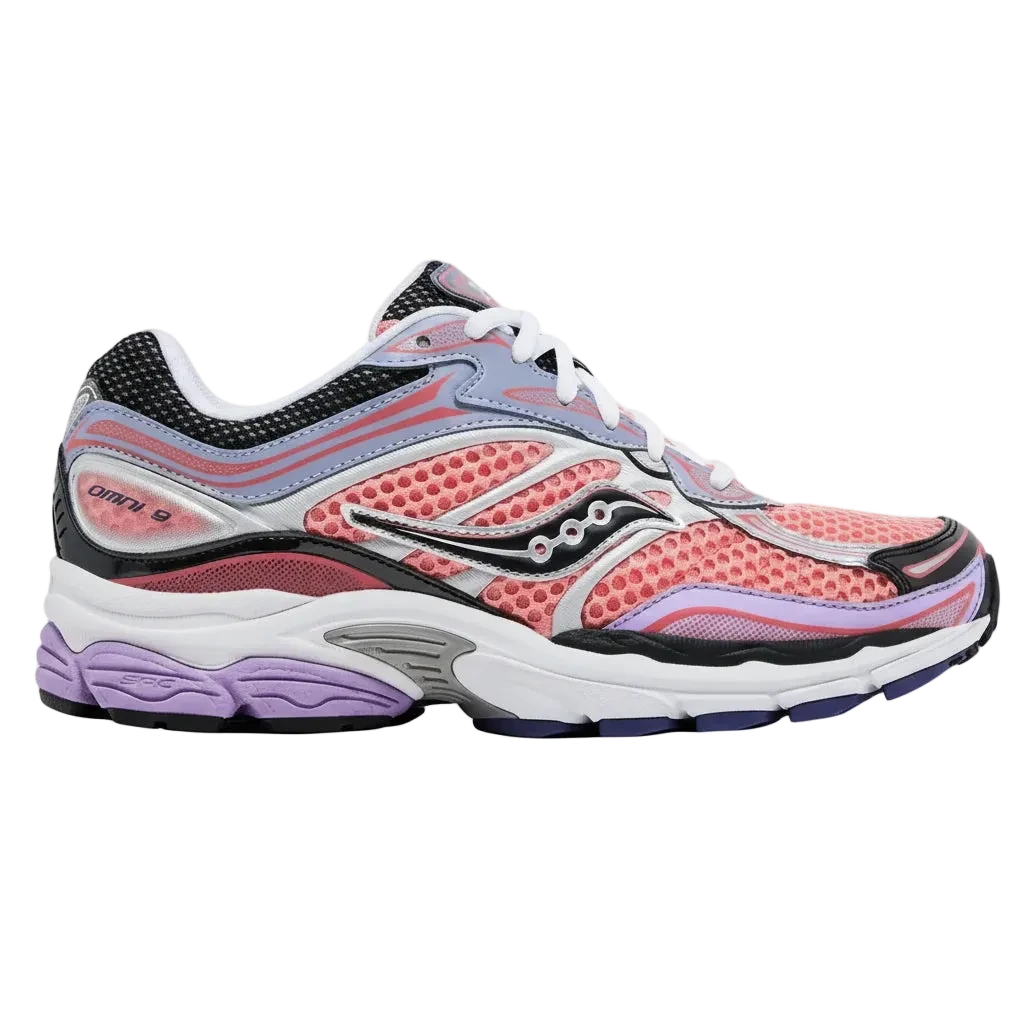 Saucony Omni Grid 9 Saumon - Sneakaddixct