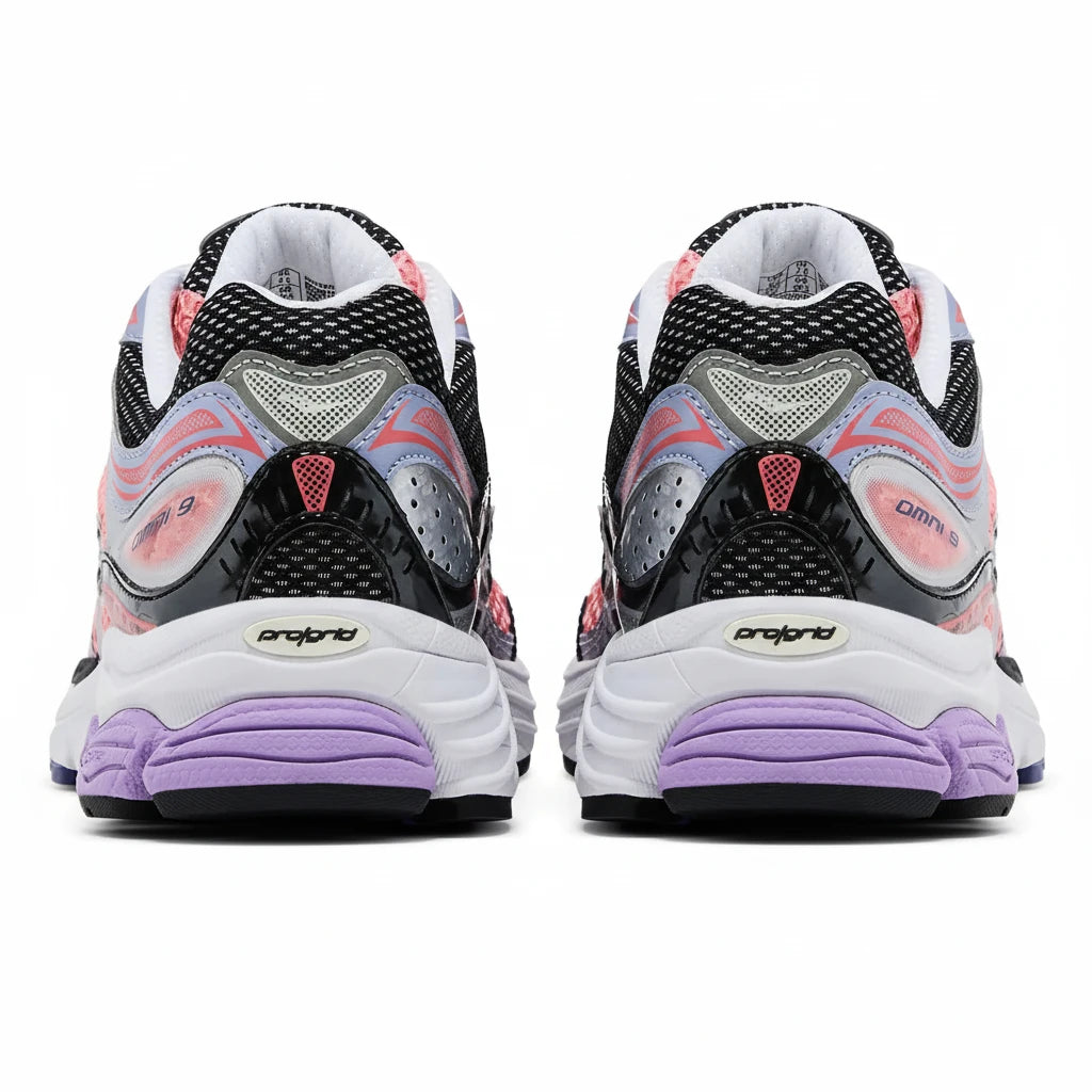 Saucony Omni Grid 9 Saumon - Sneakaddixct