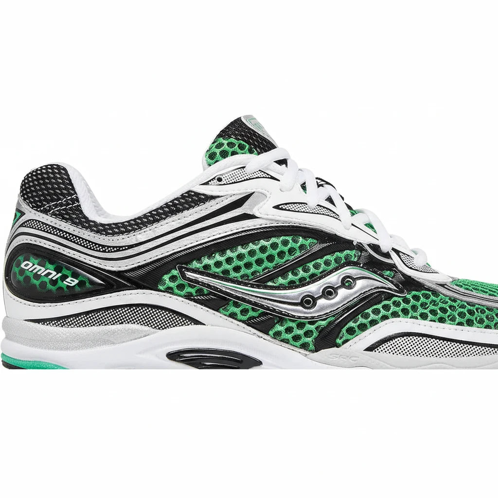 Saucony Omni Grid 9 Vert - Sneakaddixct