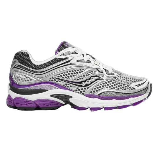 Saucony Omni Grid 9 Violet Argenté - Sneakaddixct