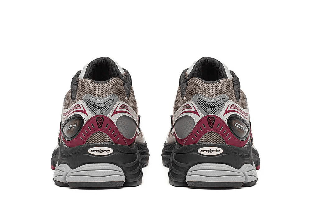 Saucony ProGrid Omni 9 Maroon - Sneakaddixct