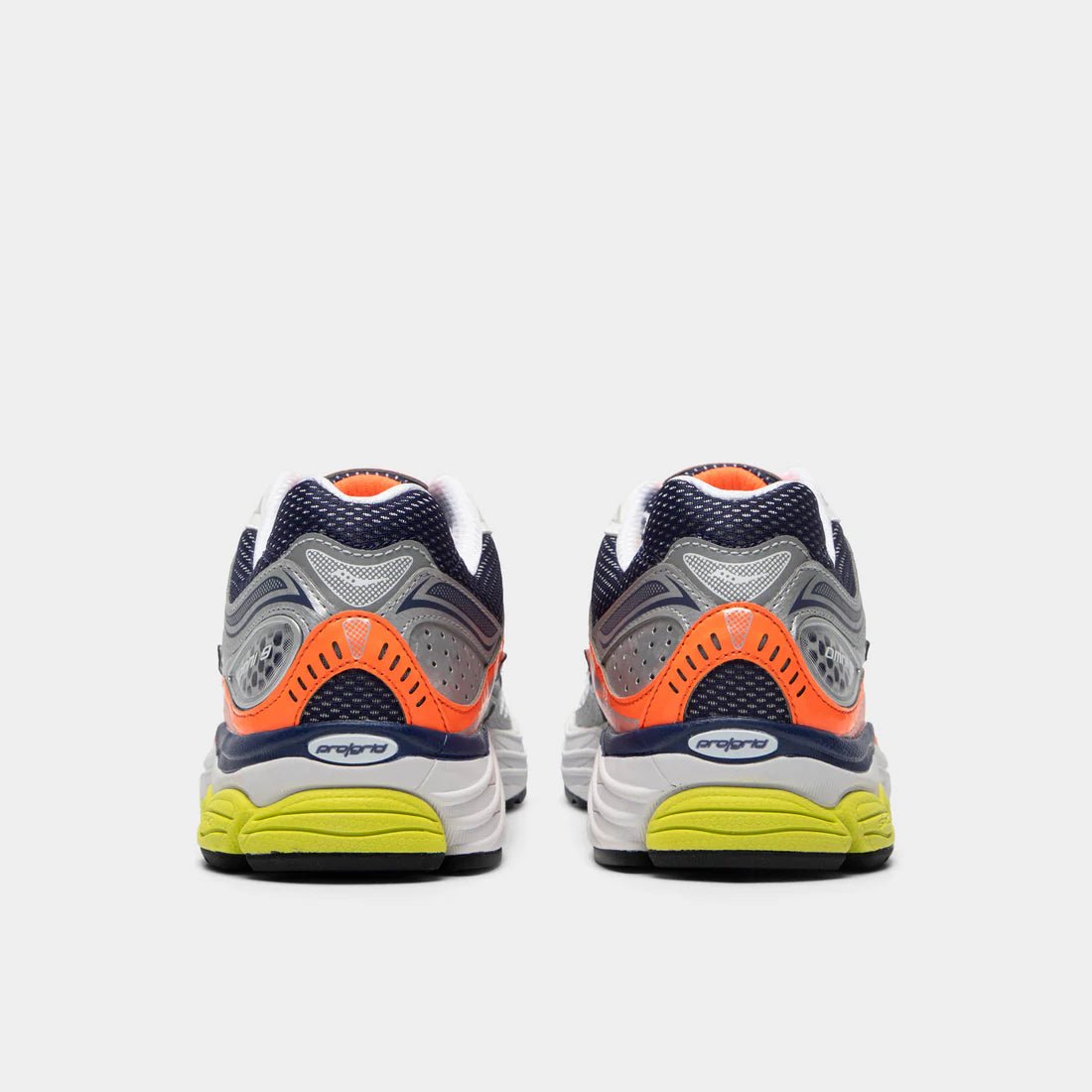 Saucony ProGrid Omni 9 Silver/Navy/Orange - Sneakaddixct